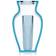 Kartell I Shine Vas 33cm
