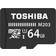 Toshiba M203 MicroSDXC Class 10 UHS-I U1 100MB/s 64GB +Adepter