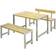 Plus 185581-1 Caféset, 1 Bord inkl. 2 Stolar & 2 Soffor