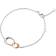 Georg Jensen Offspring Armbånd - Sølv/Rose Guld