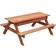 Plum Surfside Wooden Sand & Water Picnic Table