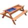 Plum Surfside Wooden Sand & Water Picnic Table