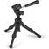 Kaiser Fototechnik Mini Treppiede da Tavola Testa Cilindrica a 3 vie Altezza Max 30 cm Nero 6045