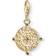 Thomas Sabo Charm Club Vintage Compass Pendant Charm - Gold/Dark Blue