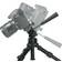 Kaiser Fototechnik Mini Treppiede da Tavola Testa Cilindrica a 3 vie Altezza Max 30 cm Nero 6045
