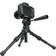 Kaiser Fototechnik Mini Treppiede da Tavola Testa Cilindrica a 3 vie Altezza Max 30 cm Nero 6045
