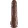 Pipedream Realistischer Dildo Jones mit Hoden schwarz