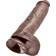 Pipedream Realistischer Dildo Jones mit Hoden schwarz