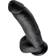 Pipedream King Cock Aidonkaltainen Dildo Kiveksillä 23 cm Musta