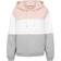 Urban Classics Oversized 3-Tone Hoody - Rose/White/Grey