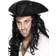 Smiffys Pirate Tricorn Hat Black