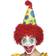 Smiffys Clownhatt med Hår
