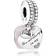 Pandora Mother & Daughter Hearts Pendant Charm - Silver/Pink/Transparent