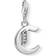 Thomas Sabo Charm Club Letter C Charm Pendant - Silver/White
