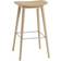 Muuto Fiber Wood Base Barstol 76cm
