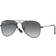 Ray-Ban Aviator Kids Negro Montura Gris Junior