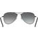 Ray-Ban Aviator Kids Negro Montura Gris Junior