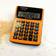 Olympia LCD 1000P Calculatrice de bureau orange Ecran: 12 solaire, à pile(s) (l x H x P) 106 x 40 x 158 mm