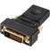 Akasa Angled HDMI-DVI-D M-F Adapter 2m
