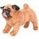 vidaXL Standing Toy Dog P​ug 33cm