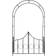 tectake Arco Per Rose Rampicanti In Acciaio Con Porticina 140x240cm