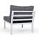 Brafab Weldon Chaise de jardin pour repas