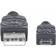 Manhattan Hi-Speed USB A-USB Micro-B 2.0 0.2m