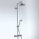 Hansgrohe Croma Select S 180 2jet Showerpipe (27254400) Hvid, Krom