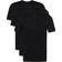 HUGO BOSS Regular-Fit Bomuld T-shirts 3-pak - Sort