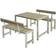 Plus 185582-1 Cafésæt, 1 borde inkl. 2 stole & 2 sofaer