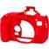 easyCover Protezione In Silicone Morbido Custodia Camera Case Per Canon 760d Rosso