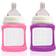 Cherub Colour Change Wide Neck Glass Bottles 150ml 2-pack