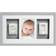 Pearhead Babyprints deluxe wall frame grey