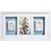 Pearhead Babyprints deluxe wall frame grey