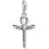Thomas Sabo Charm Club Cross of Life Ankh with Scarab Charm Pendant - Silver
