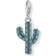 Thomas Sabo Charm Club Cactus Charm Pendant - Silver/Turquoise/Green