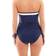 Panache Anya Cruise Bandeau Tankini - Navy/White