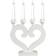 Star Trading Nusnäs White Adventsljusstake 30cm