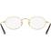 Ray-Ban OVAL Monture Doré arista Verres Incolore 48-21