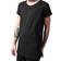 Urban Classics Long Shaped Side Zip T-shirt Black