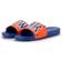 Nike Benassi Solarsoft NBA - Brilliant Orange/Flat Silver/Rush Blue/Rush Blue