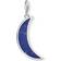 Thomas Sabo Moon Charm Pendant - Silver/Blue