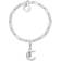 Thomas Sabo Charm Club Letter C Charm Pendant - Silver/White