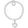 Thomas Sabo Charm Club Romantic Heart Charm Pendant - Silver/White