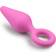 Easytoys Zwarte medium buttplug met trekring