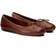 Clarks Freckle Ice Dark Tan Lea Female - Marron