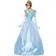 Leg Avenue Piece Classic Cinderella Gown Full Length Family Friendly Princess Dress and Headband Set for Adult Women, Blue