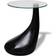 vidaXL Coffee with Round Glass Top Coffee Table 42cm