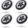 Bugaboo Donkey/Donkey2 Foam Wheels Replacement Set