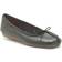 Clarks Freckle Ice Black Leather Female